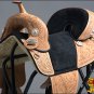 HILASON CLASSIC SERIES TREELESS WESTERN TRAIL BARREL RACING LEATHER SADDLE 17"