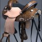 TT316ADB 17" HILASON WESTERN FLEX TREE BARREL RACING TRAIL RIDING HORSE SADDLE