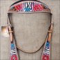 S510 NEW HILASON WESTERN HAND PAINT LEATHER HORSE BRIDLE HEADSTALL