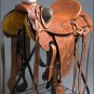 WD005OLWST-F HILASON BIG KING WESTERN WADE RANCH ROPING COWBOY TRAIL SADDLE 16