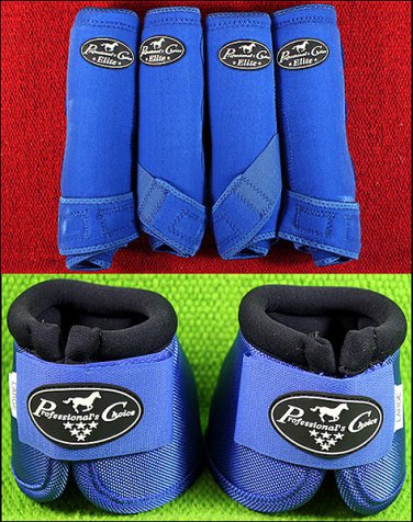 ROYAL LARGE PROFESSIONAL CHOICE SPORTS MEDICINE HORSE BOOTS BELL VENTECH ELITE