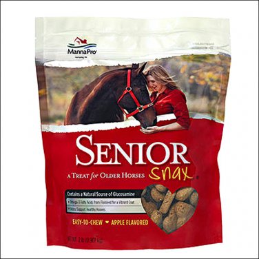 MANNA PRO OLDER HORSES TACK SENIOR SNAX APPLE FALVOR COOKIES 2lbs