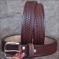 46" HILASON HAND MADE HEAVY DUTY BUFFALO HIDE LEATHER STICHED BELT