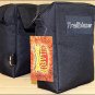 BLACK HILASON 600D POLY INSULATED HORSE SADDLE HORN BAG WITH 2 COMPARTMENTS