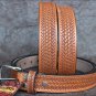 48"  F100 HILASON HANDMADE HEAVY DUTY WESTERN LEATHER MEN'S GUN HOLSTER BELT TAN