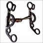 HILASON ARGENTINE DOG BONE SNAFFLE MOUTH WESTERN HORSE BIT