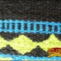 FE144-F HILASON WESTERN NEW ZEALAND WOOL HORSE SADDLE BLANKET BLACK LIME GREEN