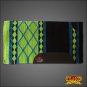 FE144-F HILASON WESTERN NEW ZEALAND WOOL HORSE SADDLE BLANKET BLACK LIME GREEN