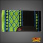 FE144-F HILASON WESTERN NEW ZEALAND WOOL HORSE SADDLE BLANKET BLACK LIME GREEN