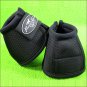 BLACK LARGE PROFESSIONAL CHOICE TACK BALLISTIC OVERREACH HORSE BELL BOOT