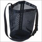 BLACK HILASON MESH FEED BAG WITH HEAVY LOCKING PLASTIC SNAP