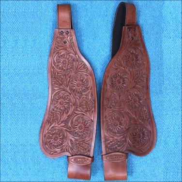FN204M-F HILASON LEATHER SADDLE REPLACEMENT FENDER WITH HOBBLE STRAP ADULT