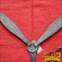 HILASON WESTERN LEATHER HORSE BREAST COLLAR DARK BROWN RUSTIC VINTAGE