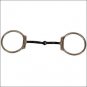 PARTRADE STAINLESS STEEL LARGE WESTERN DEE RING SNAFFLE HORSE BIT