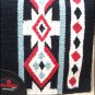 FEP303 HILASON WESTERN NEW ZEALAND WOOL HORSE SADDLE BLANKET BLACK