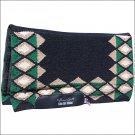 PROFESSIONAL CHOICE QUEST COMFORT FIT SMX AIR RIDE FELT HORSE SADDLE PAD GREEN