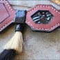 HILASON WESTERN HORSE LEATHER BRIDLE HEADSTALL BREAST COLLAR MAHOGANY RAWHIDE