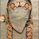 HILASON WESTERN LEATHER HORSE BRIDLE HEADSTALL LIGHT OIL BLACK