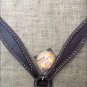 S463 HILASON WESTERN LEATHER HORSE BREAST COLLAR - DARK BROWN