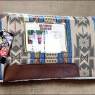 WEAVER RUNNING BULL-CHAMBRAY HERCULON ALL PURPOSE HORSE SADDLE PAD MAIZE FLEECE
