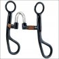 HILASON BLACK STEEL COLT COPPER WIRE WRAP CORRECTION MOUTH HORSE BIT
