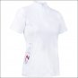 SMALL WHITE HORSE COMPETITION RIDING WOMEN SHORT SLEEVE COTTON TSHIRT TOP