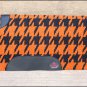 FEP247 MADE IN USA HILASON WESTERN WOOL FELT SADDLE BLANKET PAD ORANGE BLACK
