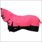 72 inch PINK TOUGH-1 600D WATERPROOF POLY FULL NECK TURNOUT HORSE BLANKET