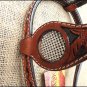 S84 HILASON WESTERN LEATHER HORSE BRIDLE HEADSTALL MAHOGANY W/ RHINESTONES INLAY