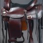 DF203 HILASON WIDE GULLET DRAFT WESTERN TRAIL ENDURANCE HORSE SADDLE 16" 17"
