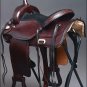 DF203 HILASON WIDE GULLET DRAFT WESTERN TRAIL ENDURANCE HORSE SADDLE 16" 17"