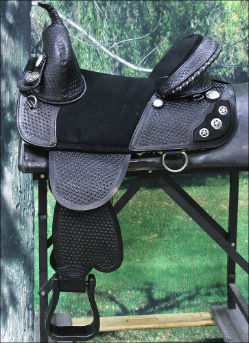 TW107BK HILASON TREELESS WESTERN BARREL RACING TRAIL PLEASURE SADDLE 13 14 15 16