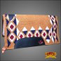 FEP209 MADE IN USA HILASON WESTERN WOOL SHOCK BUSTER SADDLE BLANKET PAD RUST