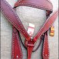 S476M HILASON WESTERN LEATHER HORSE BRIDLE HEADSTALL MAHOGANY
