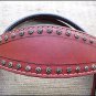S476M HILASON WESTERN LEATHER HORSE BRIDLE HEADSTALL MAHOGANY