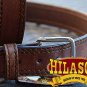 46 INCH HILASON HAND MADE HEAVY DUTY BUFFALO LEATHER STICHED BELT