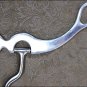 AH120 HILASON ALUMINIUM HORSE TRAINING BIT SWEET IRON LOW PORT MOUTH