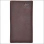 JUSTIN BROWN TAN PEBBLE GRAIN LEATHER BASIC RODEO MENS WALLET W/ 12 CARD SLOTS