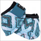 SMALL CLASSIC EQUINE HORSE LEG 2520D SOFT DYNO HIDE NO TURN BELL BOOTS DIAMOND