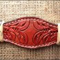 HILASON WESTERN LEATHER RAWHIDE BRAIDED HORSE BREAST COLLAR MAHOGANY
