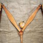 S515 HILASON WESTERN LEATHER HORSE BREAST COLLAR TAN