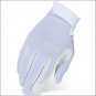 06 SIZE HERITAGE PERFORMANCE HORSE RIDING GLOVE STRETCH SPANDURA LEATHER WHITE