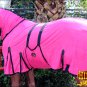 81" HILASON POLY AIRFLOW MESH HORSE FLY SHEET W/ NECK COVER & BELLY WRAP PINK