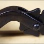 HILASON BLACK STEEL MEN SPURS WITH CLOVERLEAF ROWEL