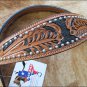 HILASON WESTERN LEATHER HORSE BRIDLE HEADSTALL ACORN TOOL TAN BLACK INLAY