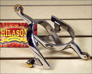 HILASON SS MEN'S ALL AROUND SPURS 5/8 IN. BAND