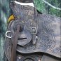 RI116BKRO 16" WESTERN LEATHER COWBOY RANCH ROPING PLEASURE RIDING HORSE SADDLE