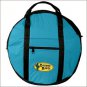 20X11X11 CACTUS ROPES WESTERN PADDED POLYSTER TRIPLE ROPE BAG TURQUOISE