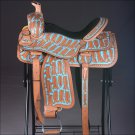 BH125-F HILASON BIG KING WESTERN WADE RANCH ROPING COWBOY LEATHER SADDLE 15"