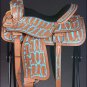BH125-F HILASON BIG KING WESTERN WADE RANCH ROPING COWBOY LEATHER SADDLE 15"
